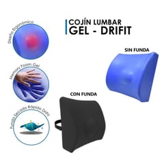 GENERICO - COJÍN LUMBAR VISCO-GEL