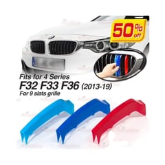 GENERICO - COVER DE GRILL BMW SERIE 4 F32 (2013/2019) 9 PALITOS/ REJILLAS