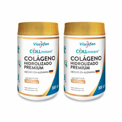 VISCOFAN COLLINSTANT - Colágeno Hidrolizado Alemán Ultra Premium Viscofan 300grx02Unidades