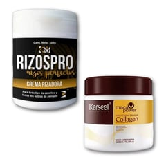 IMPORTADO MC - Crema Rizadora 300g - RizosPro + Mascarilla de Colágeno Karsell