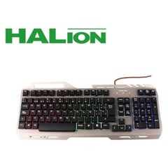 HALION - TECLADO GAMER STEEL HA-K938 USB METAL