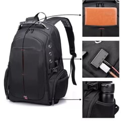 BANGE - Mochila Hombre USB 1905 Viaje Porta Laptop Impermeable