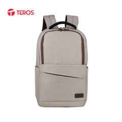 TEROS - Mochila TE-ACS9012 Poliéster notebook hasta 156 beige