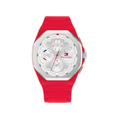 TOMMY HILFIGER - Reloj 1792123 rojo hombre