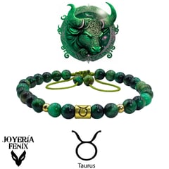 JOYERIA FENIX - Pulsera Zodiacal Piedra Natural 6mm - Joyería Fénix