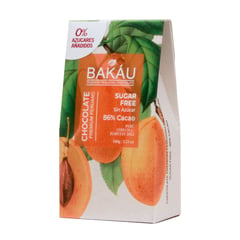 BAKAU - Chocolate Sin Azúcar Bakáu 86% Cacao Monk Fruit x 100g