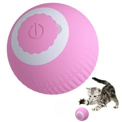 IMPORTADO MC - Pelota Interactiva para Gatos Juguete Inteligente Rosa