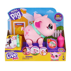 LITTLE LIVE PETS - - My Pet Pig Piggly +25 Interacciones