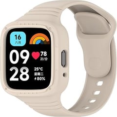 GENERICO - Correa de Silicona para Redmi Watch 3 Active - Beige