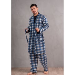 SOÑALIERE - Bata de Cama para Hombre Micropolar