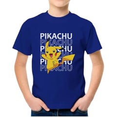 GENERICO - POLO NIÑO PIKACHU DS02 MANGA CORTA