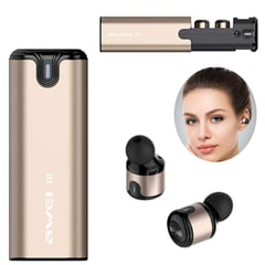 AWEI - Audífonos T8 Tws Bluetooth Inhalambricos iPhone Android - gold