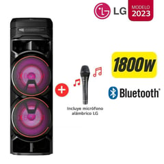 LG - Torre de Sonido XBOOM RNC9 Bluetooth Karaoke 2023