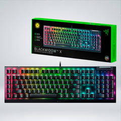 TECLADO GAMER BLACKWIDOW V4 X SWITCH GREEN