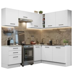 MADESA - Mueble de Cocina Integral de Esquina Agata 399 cm 02