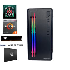 RYZEN - Computadora PC GAMER 3 3200G 8GB RAM 240GB SSD Windows 11 Pro