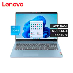 LENOVO - Laptop Core i3 IdeaPad Slim 3 15IAN8 8GB RAM 512GB SSD 15.6" FHD - Frost Blue