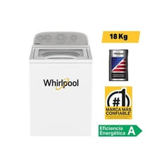 WHIRLPOOL - LAVADORA CARGA SUPERIOR 18KG ATLANTIS 4GWTW1805LW