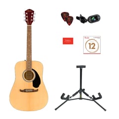 FENDER - Pack de Guitarra Acustica FA-125 Dreadnought Natural