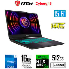 Laptop Cyborg 15 A13VE, Core i7-13620H, 6GB RTX4050, 16GB RAM, 512GB SSD, FHD 144Hz