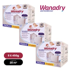 GENERICO - Repuesto deshumedecedor WANADRY pack x 9 saquitos