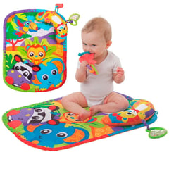 PLAY AND GO - Gimnasio de Bebé Alfombra Playgo Zoo Time Tummy