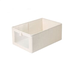 GENERICO - Caja Organizadora Plegable Marfil pack x 2