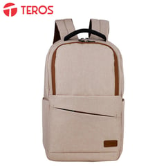 TEROS - Mochila TE-ACS9012 Poliéster notebook hasta 15.6 Pulg. beige