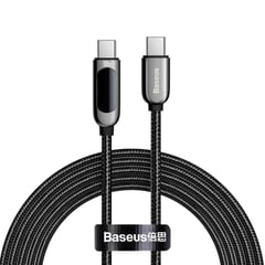 BASEUS - Cable 100w 1m USB C a C Pantalla digital