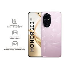 HONOR - Smartphone 200 12GB+256GB - Rosa Coral