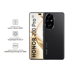 HONOR - Smartphone 200 Pro 12GB+512GB - Negro