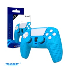 DOBE - Funda De Silicona Protectora Para Mandos Ps5 Con Grip Celeste