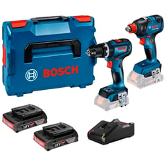 BOSCH - Taladro Percutor GSB-90C 18V + Impacto GDX 18V-200