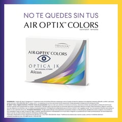 GENERICO - Lentes de Contacto Air Optix Colors Hidrogel MIOPÍA -800 PURE HAZEL