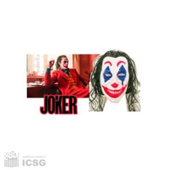 GENERICO - Disfraz Halloween Traje - Máscara Joker Phoenix - Talla M