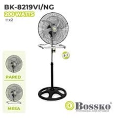 BOSSKO - Ventilador de 18 metal de 5 Aspas 200W BK-8219VI/NG