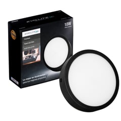 EVOLITE - Plafon Led Slim 18w luz calida borde negro