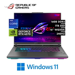 ASUS - Laptop Gaming ROG G16 G614JIR 2024 Intel Core i9 14900HX 16GB 1TB RTX 4070 8GB 16″ WQXGA W11