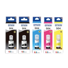 EPSON - SUPER KIT DE 5 TINTAS 504