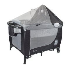 PREMIUM BABY - Corral Cuna Para Bebe Mecedora Napoles Gris