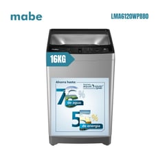 MABE - Lavadora automatica de 16 kg Silver - LMA6120WPBB0