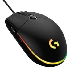 LOGITECH - MOUSE GAMING G203 LIGHTSYNC RGB BLACK