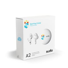 SUDIO - Audifonos Bluetooth 5.2 TWS Noise Cancelling A2 - Sporting Cristal.