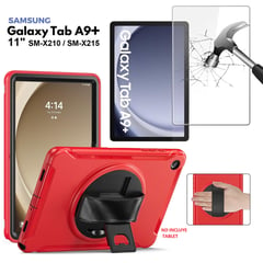 GENERICO - Funda Armor + Mica de Vidrio para Samsung Tab A9 Plus 11.0 SM-X210