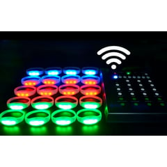 GENERICO - Pulsera led ritmica por 6 unidades