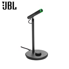 JBL - Micrófono Condensador Quantum Stream Talk Negro USB-C Luces LED