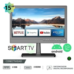 GENERICO - Televisor Yuntel YTV-15sdt Smart Tv Led 15 Wifi Android 12