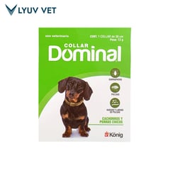 KONIG - ANTIPARASITARIO COLLAR DOMINAL PERROS CHICOS Y CACHORROS 5KG