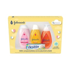 JOHNSON AND JOHNSON - Estuche Grande Johnson Baby 4 Piezas