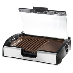 OSTER - Grill Parrilla y plancha con Bioceramic CKSTGR3006